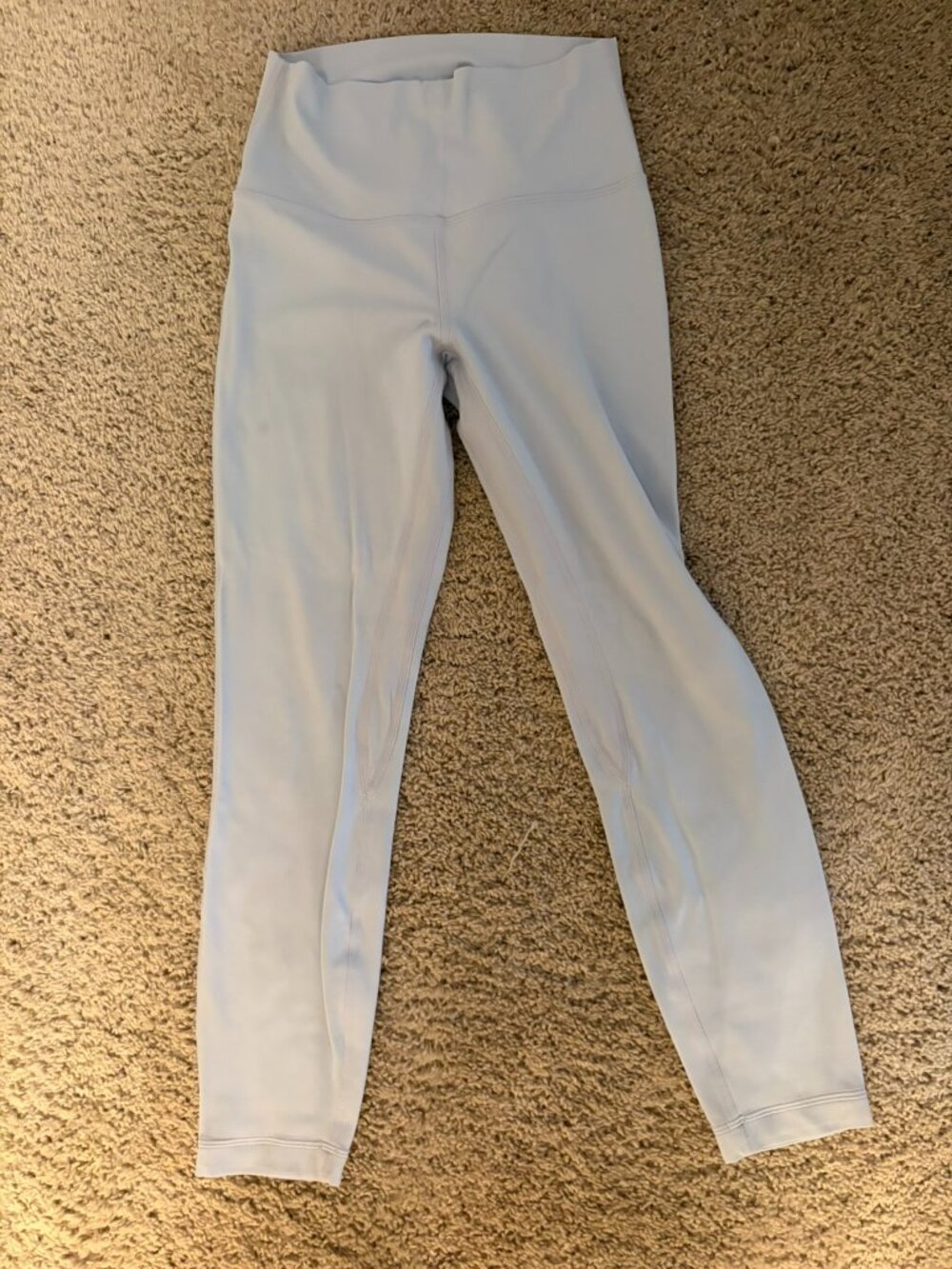 Lululemon Align High Rise Pant 25 Icing Blue Powder Blue Size 6 Nulu Yoga